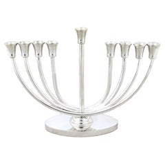 Sterling Silver Menorah