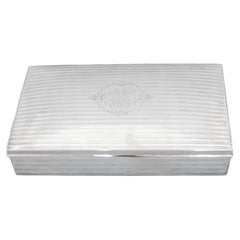 Sterling Silver Mens Jewelry Box