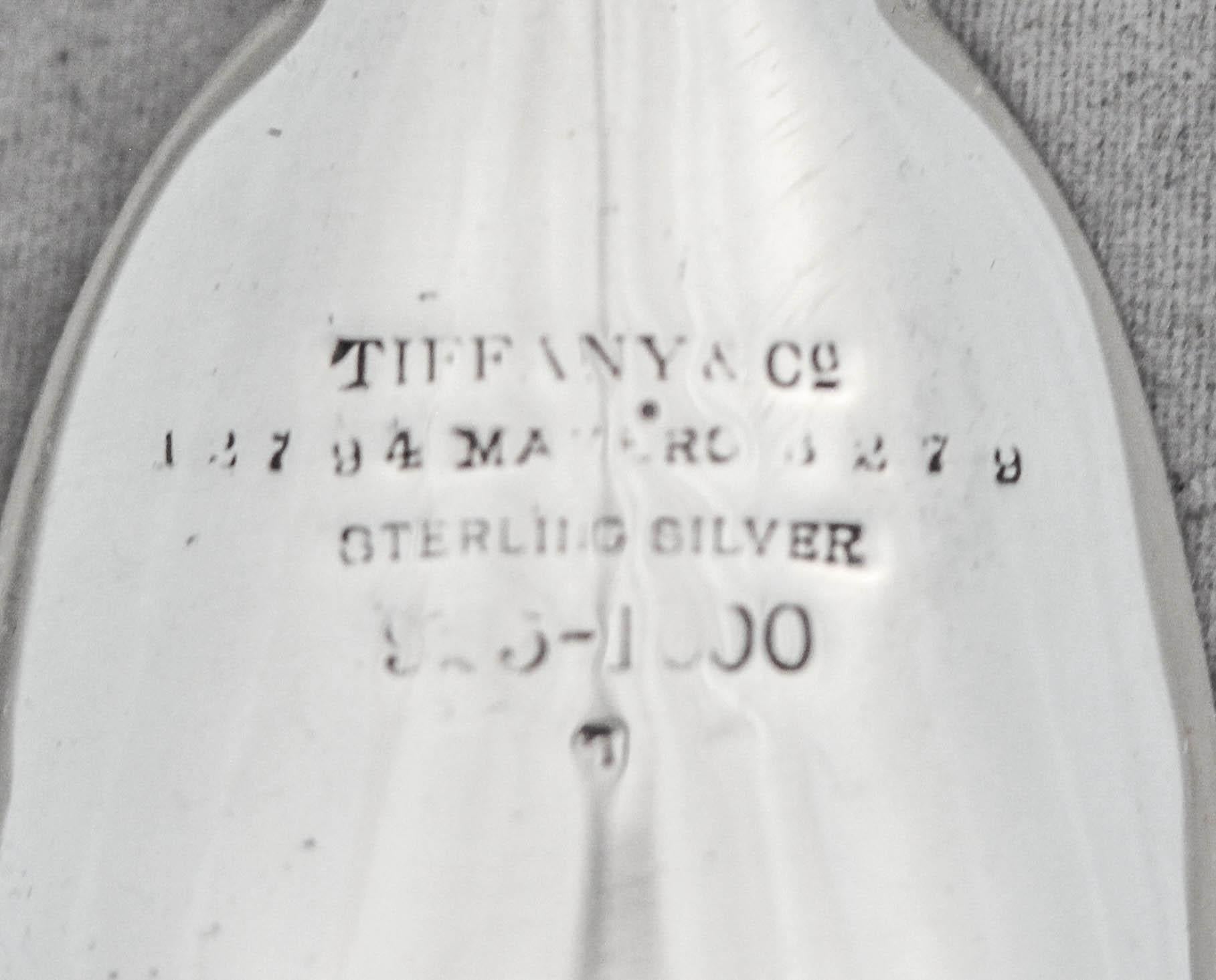 Fin du XIXe siècle Shoehorn en argent sterling pour hommes de Tiffany en vente