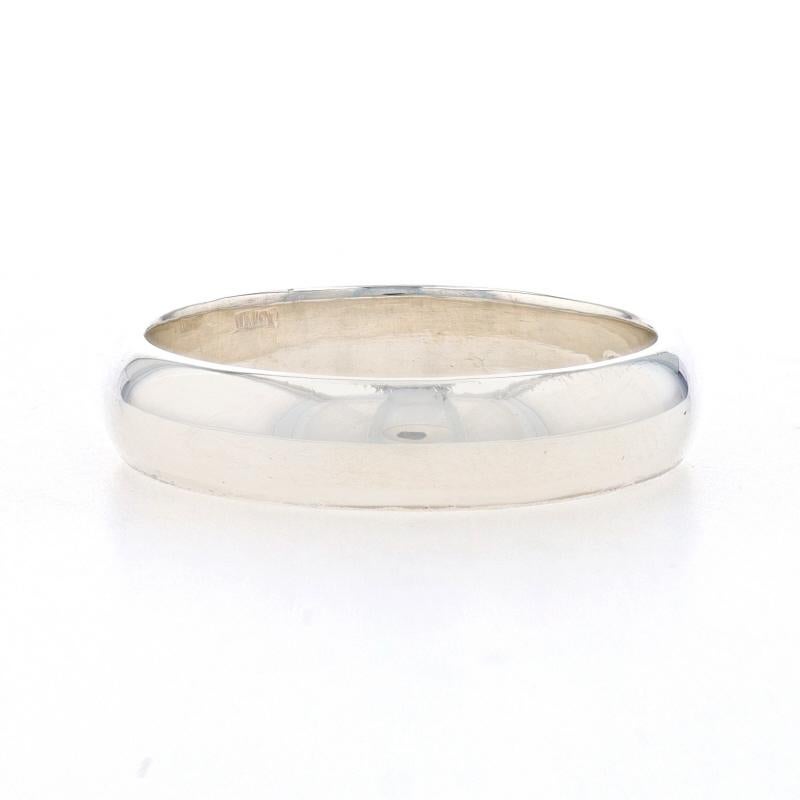 Sterling Silver Men's Wedding Band - 925 Ring