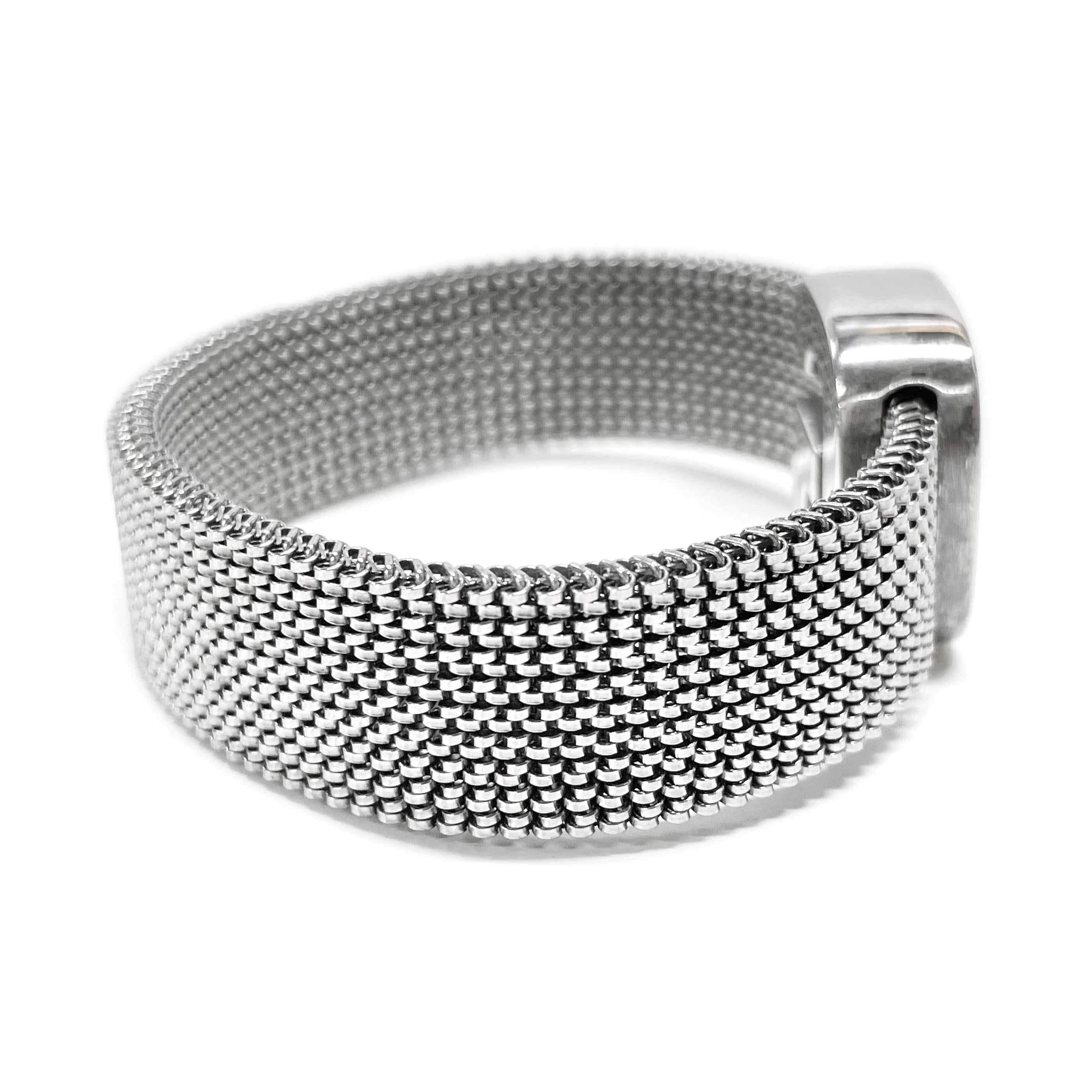 silver mesh bracelets