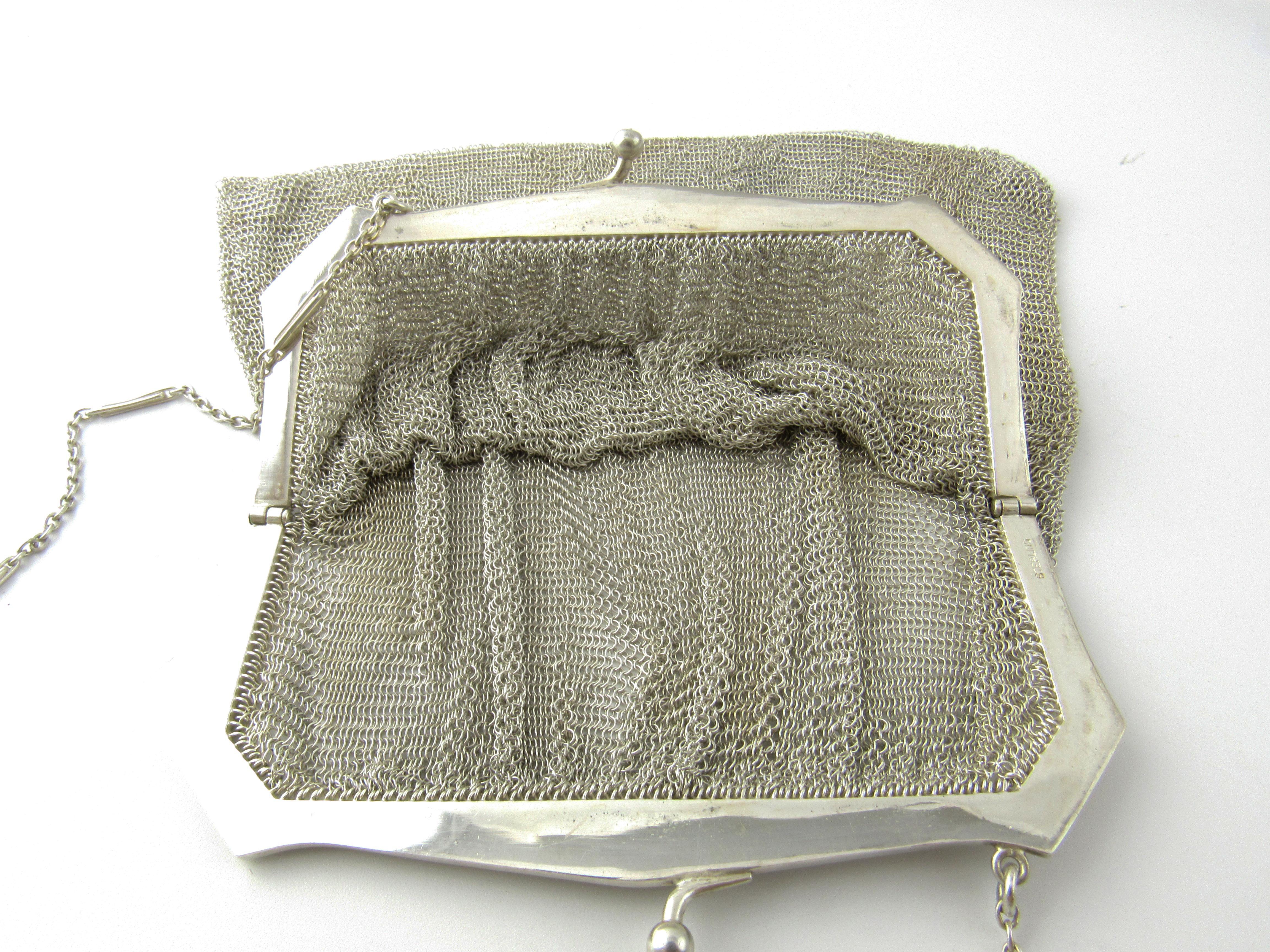 Sterling Silver Mesh Purse 1