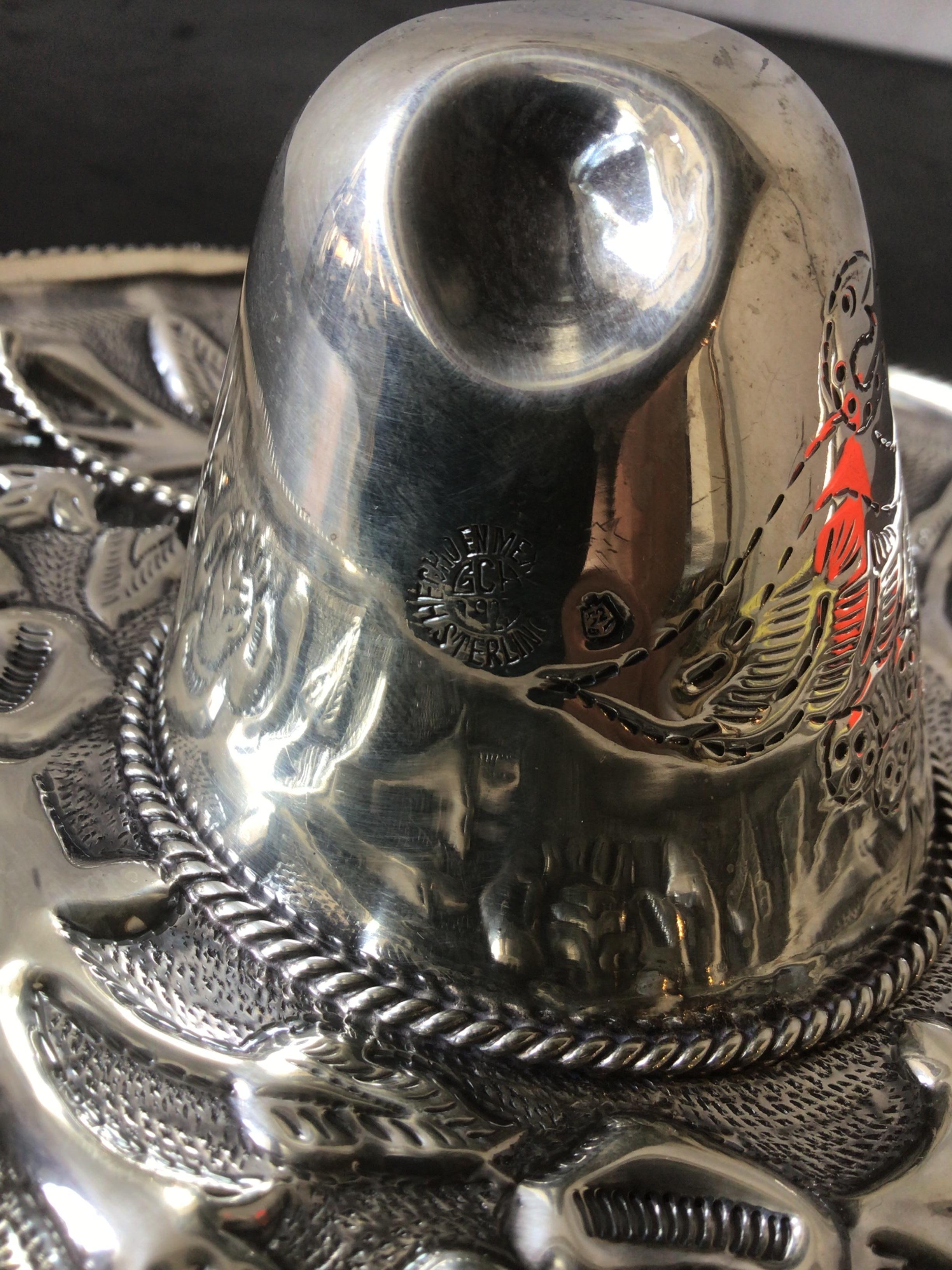 Sterling Silver Mexican Sombrero 5