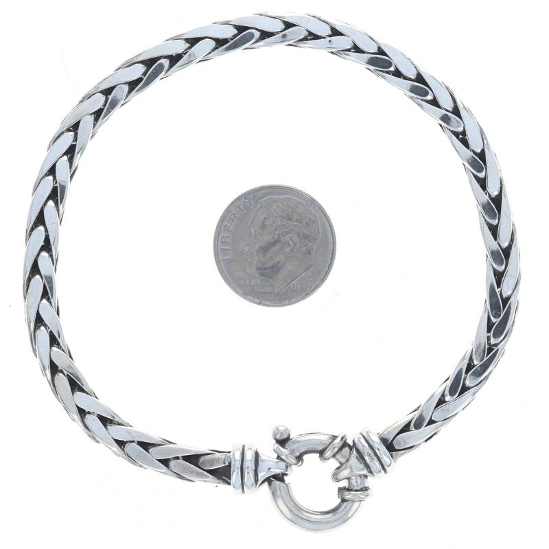 Sterling Silver Mexico Charm Bracelet 6 1/4