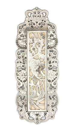 Étui à Mezuzah en argent par Shuki Freiman, Jérusalem, 1990