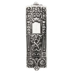 Mezuzah-Hülle aus Sterlingsilber, vermutlich aus Israel, Mitte des 20. Jahrhunderts