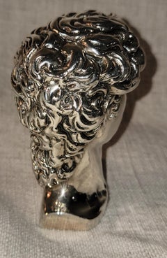 Sterling Silver Michelangelo Statue of David Bust