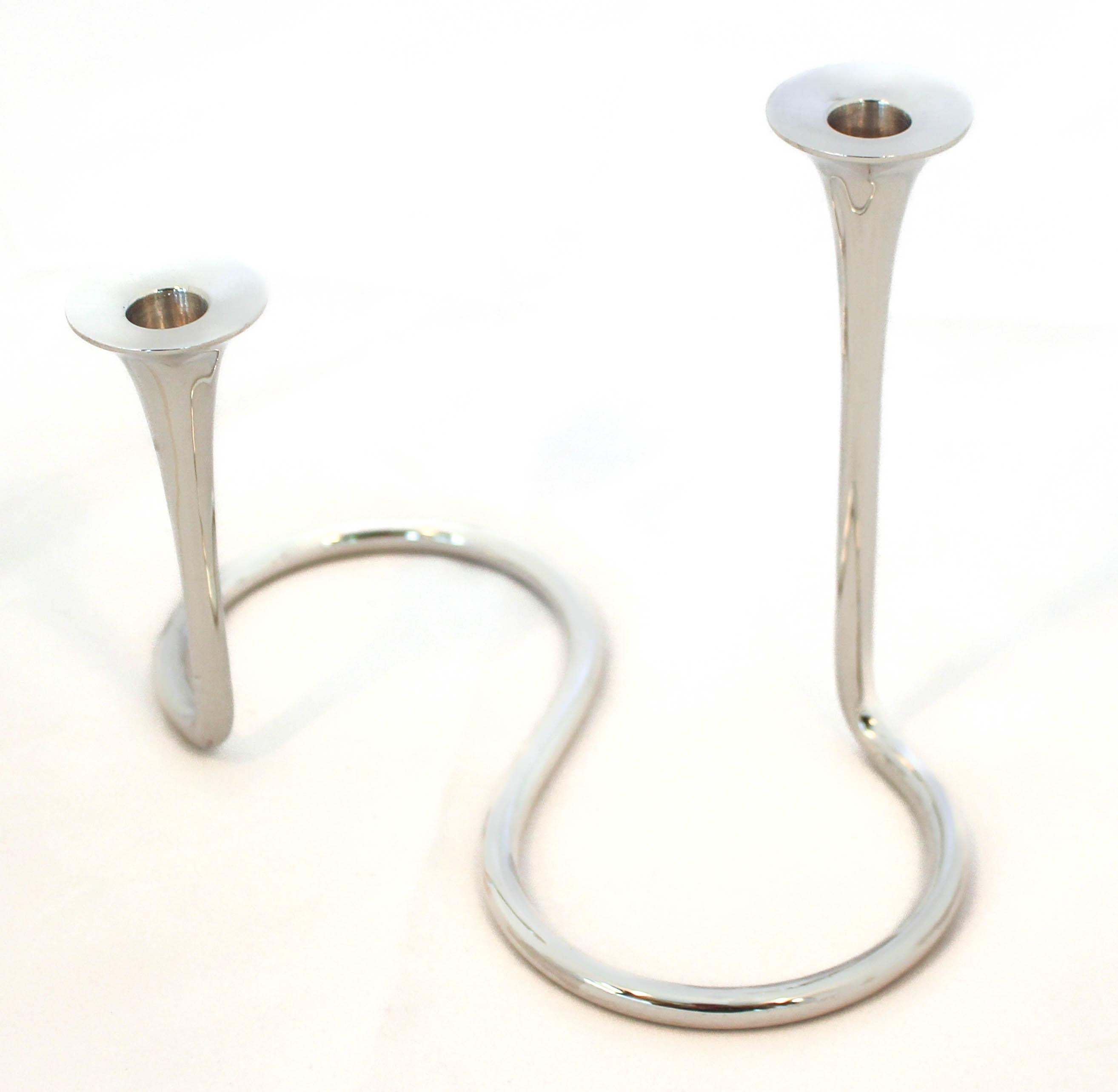 Danois Candélabres argent sterling du milieu du siècle dernier en vente