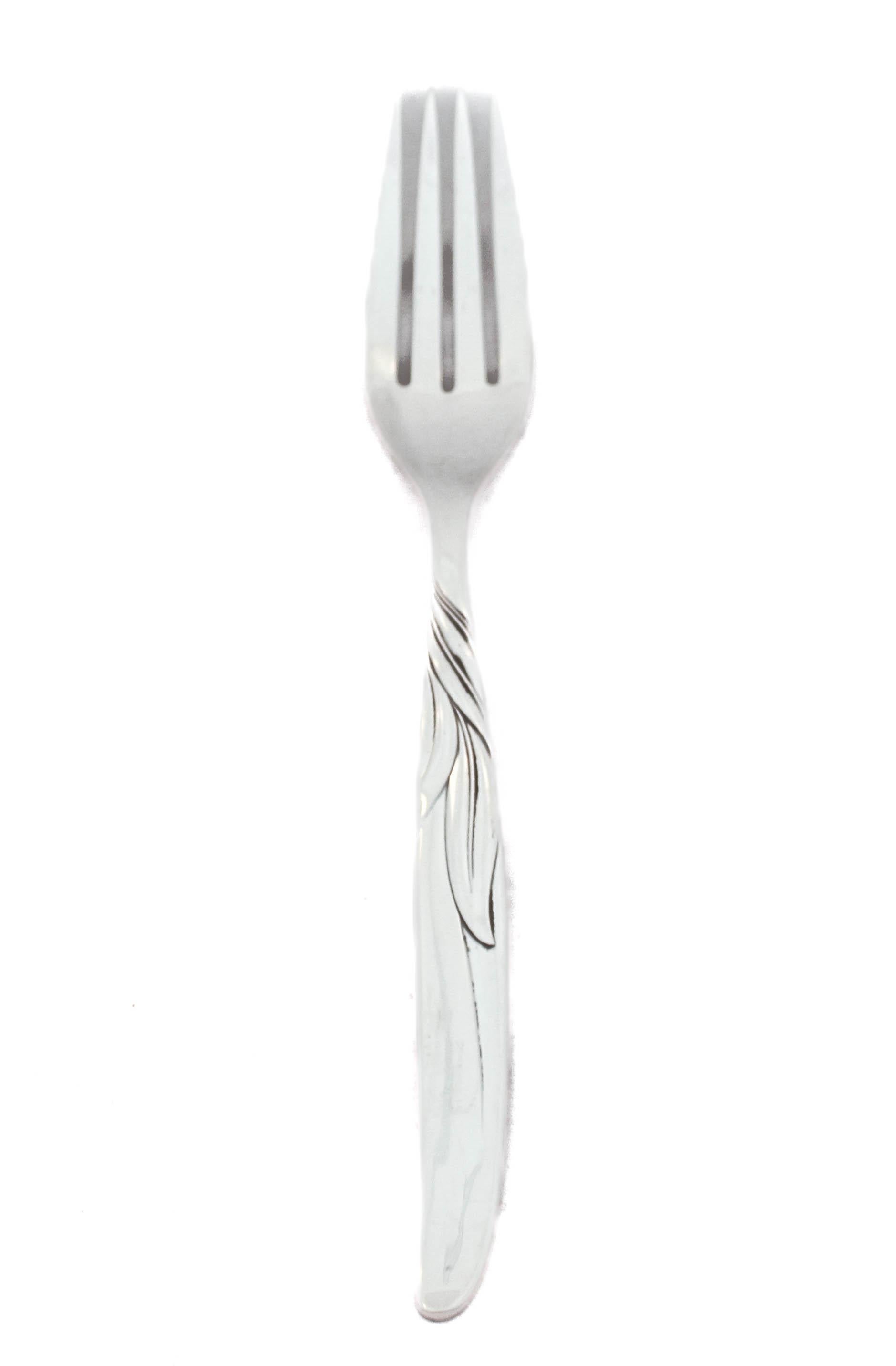 Mid-20th Century Sterling Silver Mid-Century Flatware Set For Sale
