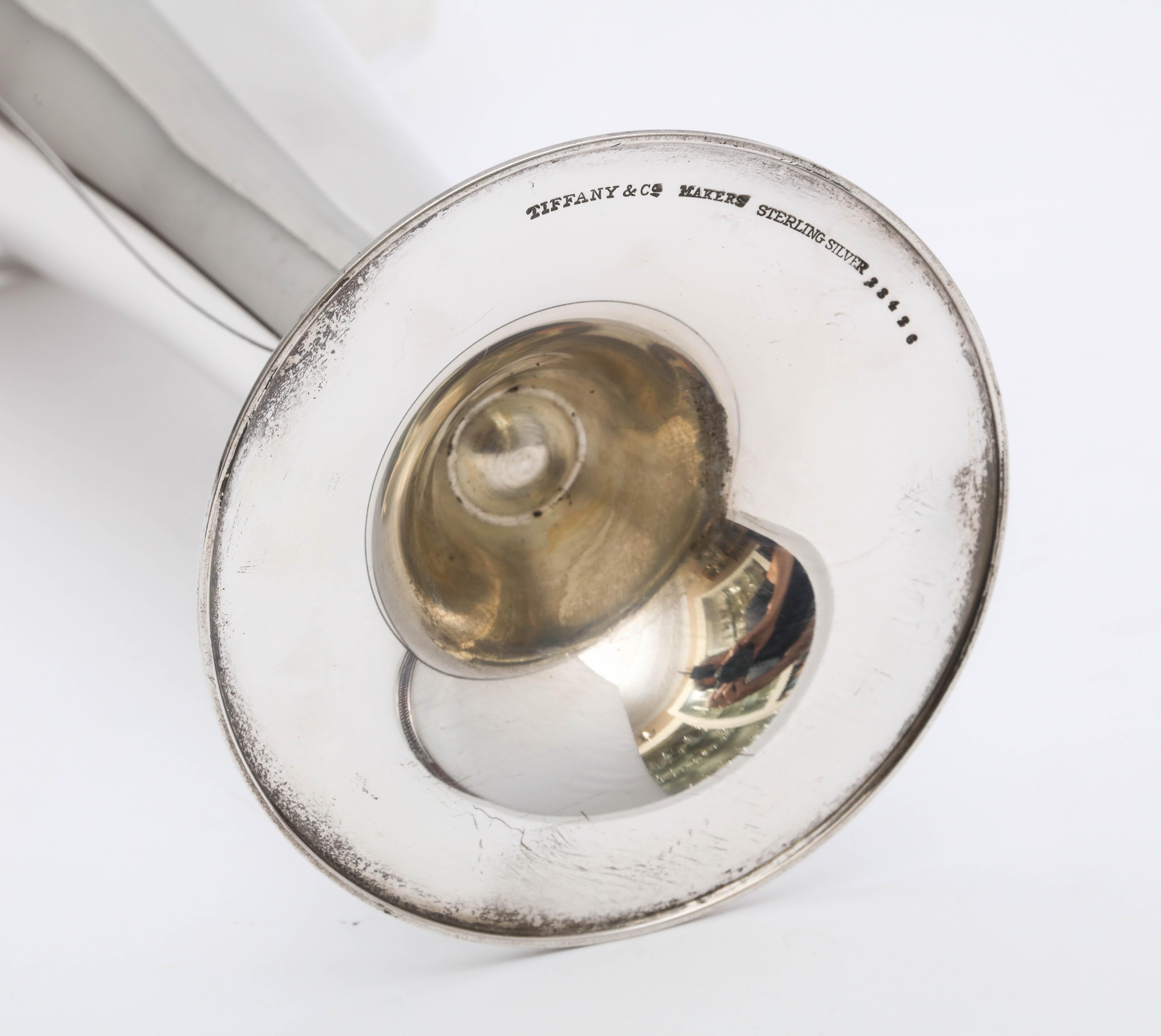 Sterling Silver Mid-Century Modern Calla Lily - Form Vase by Tiffany & Co. 6