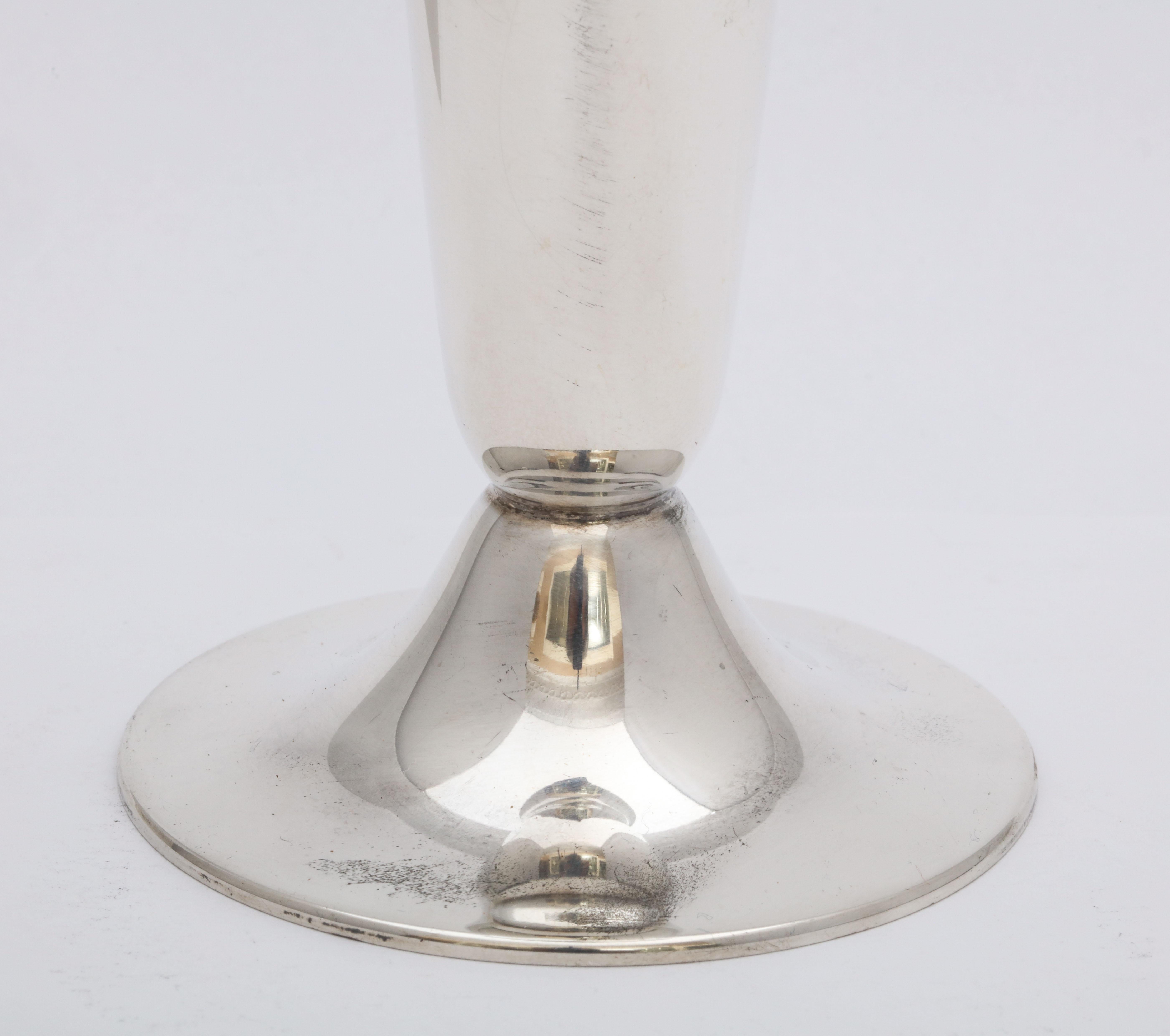 Sterling Silver Mid-Century Modern Calla Lily - Form Vase by Tiffany & Co. 2