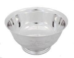 Sterling Silver Mid-Century Punch Bowl
