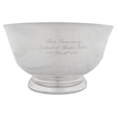 Sterling Silver Mid-Century Punch Bowl