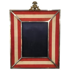 Antique Sterling Silver Militaria Photograph Frame for the Lancashire Fusiliers