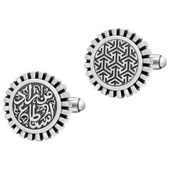 Sterling Silver Mismatched Cufflinks