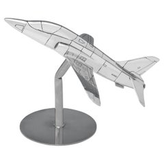 Modèle de chasseur en argent sterling réalisé en 1990 par Hugh Crawshaw