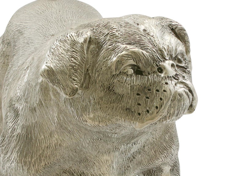 Sterling Silver Model of a Pug by BSE Products 2
