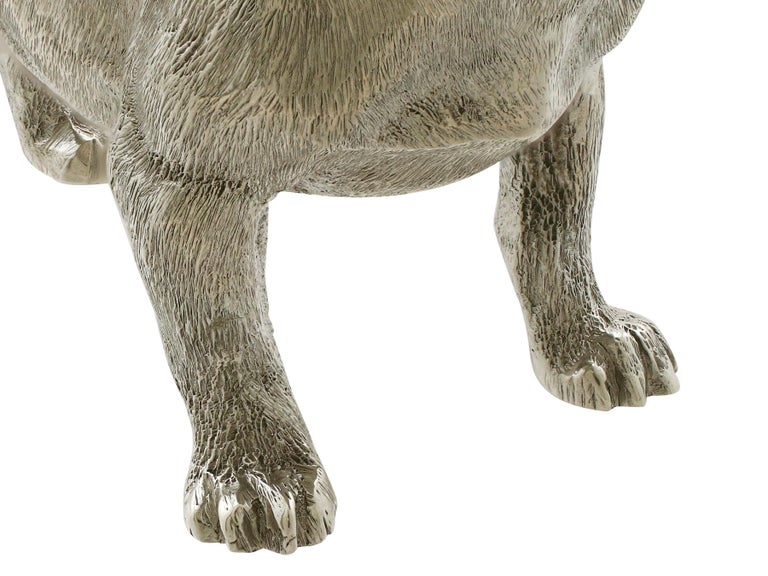 Sterling Silver Model of a Pug by BSE Products 3