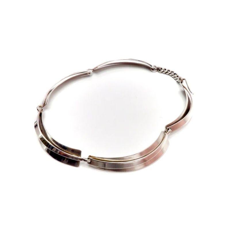 Collana Modernista in argento di Jules Brenner In condizioni buone in vendita a Venice, CA