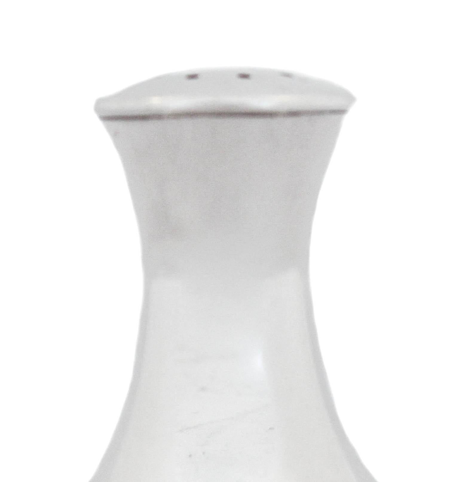 American Sterling Silver Modernist Salt Shakers For Sale