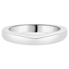 Sterling Silver Modernist Triangular Bangle Bracelet