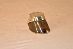 Sterling Silver Mounted Inkwell, Circa 1920