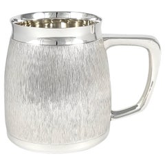 Vintage Sterling Silver Mug, C. J. Vander, London, 1976