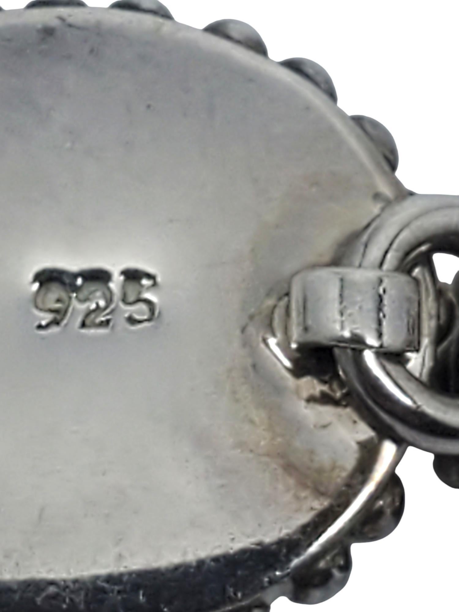 Bracciale A Link in argento 925 con più pietre preziose #20847 in vendita 1