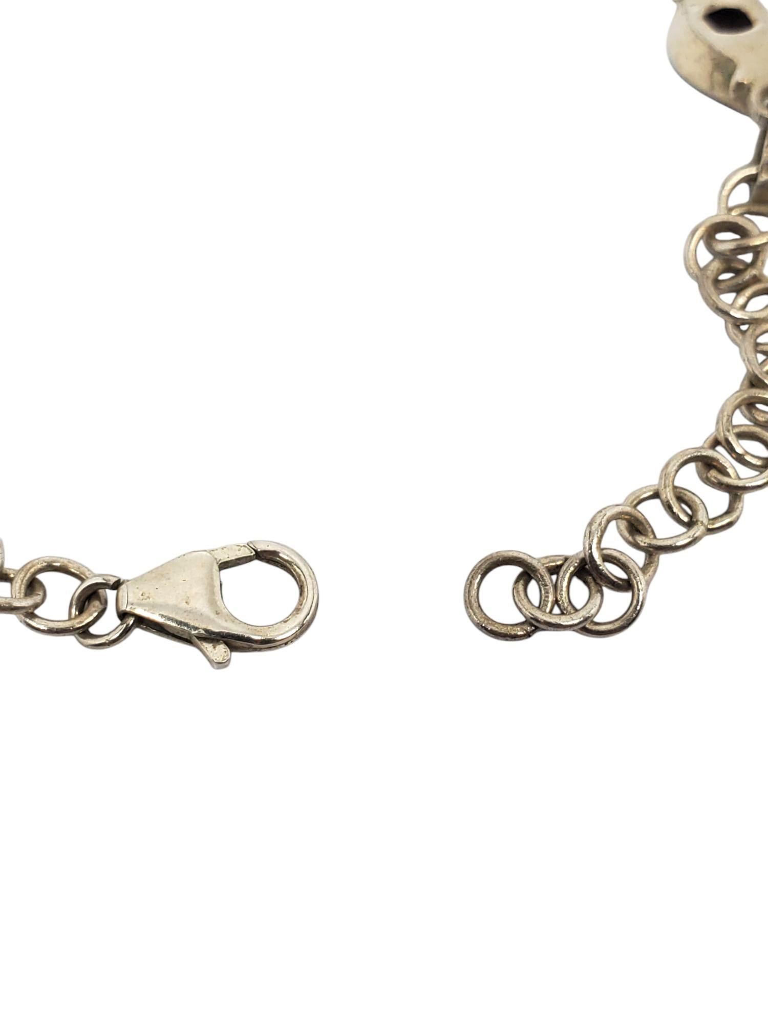Collier pendentif en argent sterling avec gouttes d'eau et pierres multiples #21330 en vente 1