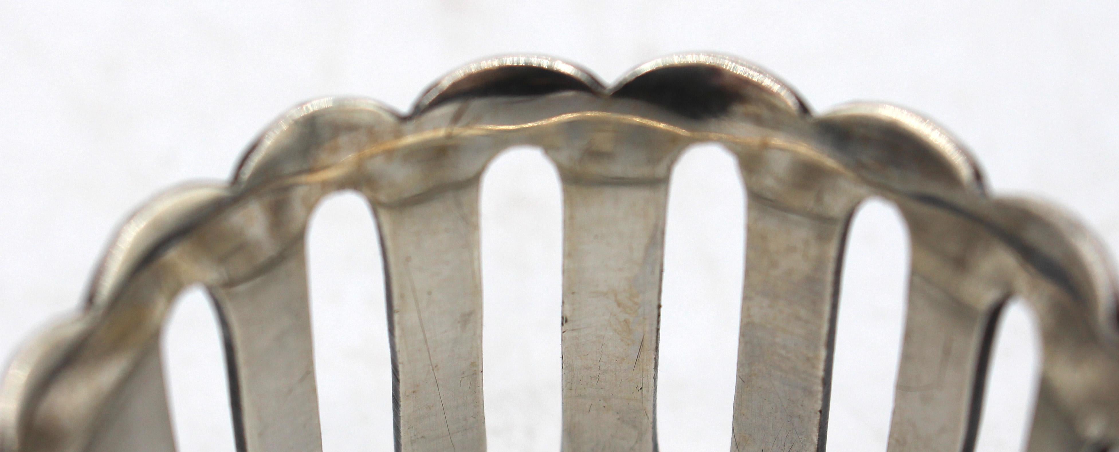 20th Century Sterling Silver Napkin Ring, 1908, Sheffield, England For Sale