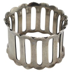 Sterling Silver Napkin Ring, 1908, Sheffield, England