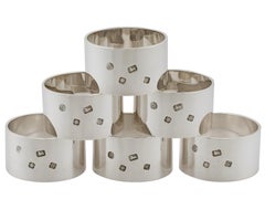 Sterling Silver Napkin Rings, 1976