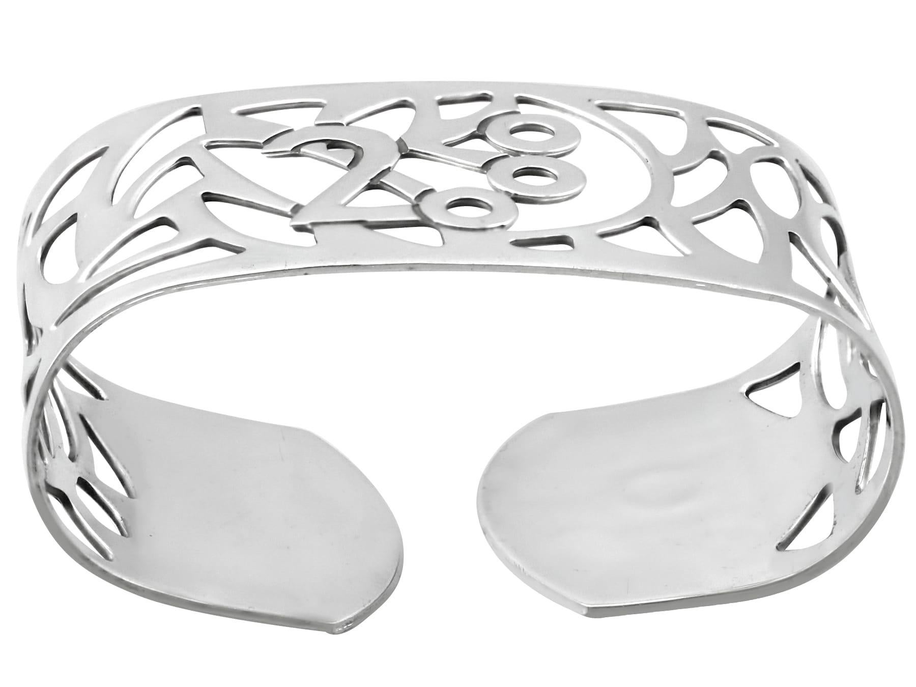 Sterling Silver Napkin Rings Contemporary (2000) For Sale 5