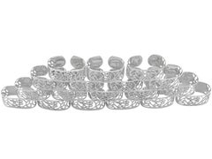 Sterling Silver Napkin Rings Contemporary (2000)