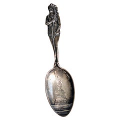 Sterling Silver Native American Statue of Liberty Spoon