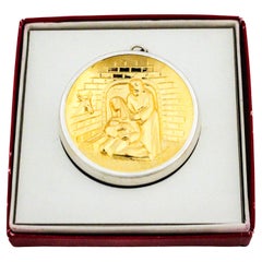 Sterling Silver “Nativity” Christmas Ornament