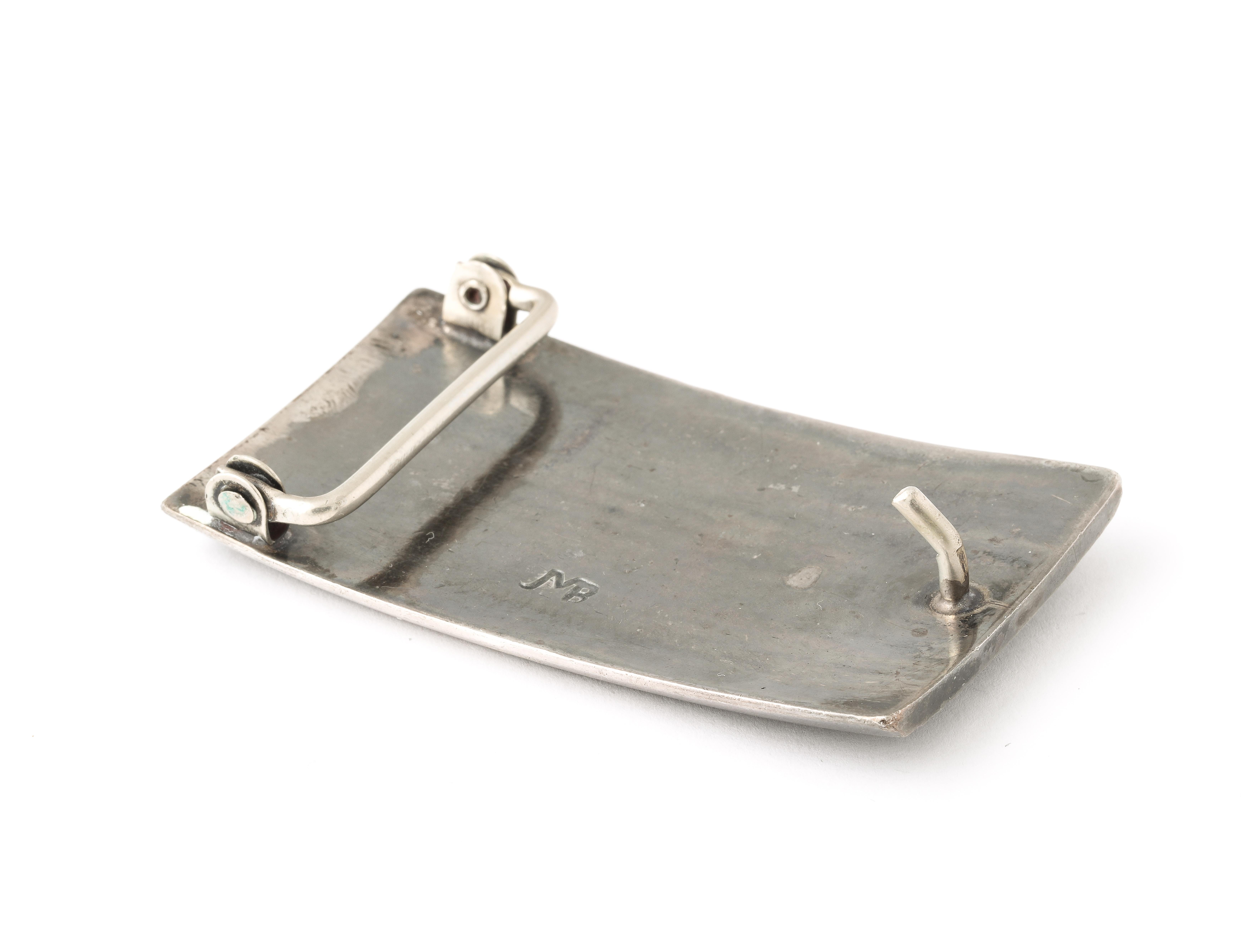 Sterling Silver Navajo Belt Buckle for Man or Woman 4