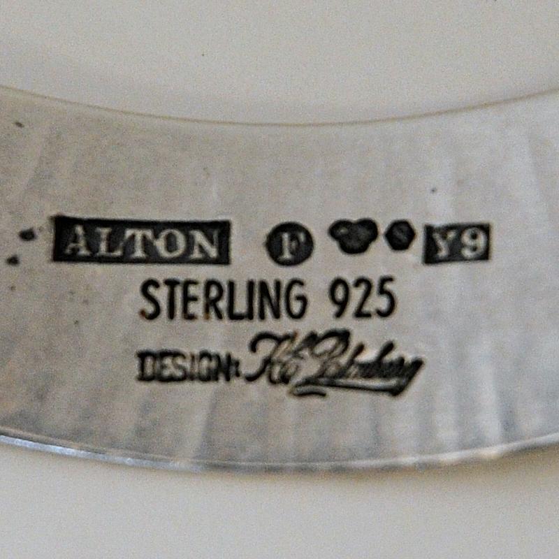 Sterling Silver Neck Ring by KE Palmberg for Alton, Sweden, 1973 1