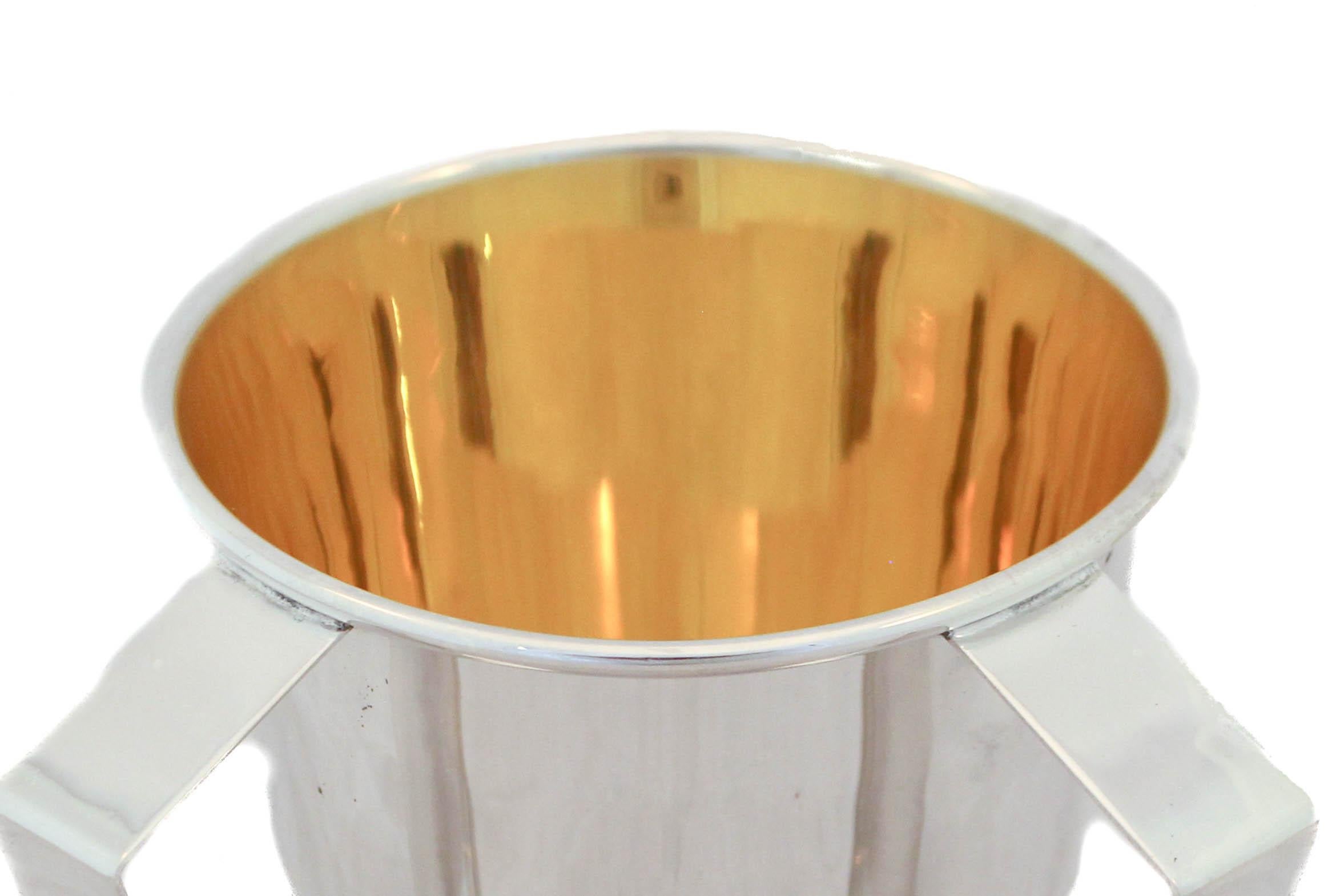 American Sterling Silver N’tillat Yadaiyim Cup For Sale