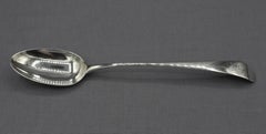 Sterling Silver Old English Basting Spoon by Hester Bateman, 1785, London