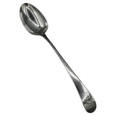 Sterling Silver Old English Basting Spoon by Hester Bateman, 1785, London