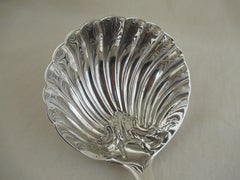 Sterling Silver, Old English & Shell, Soup Ladle, Irish Maker, London, 1903