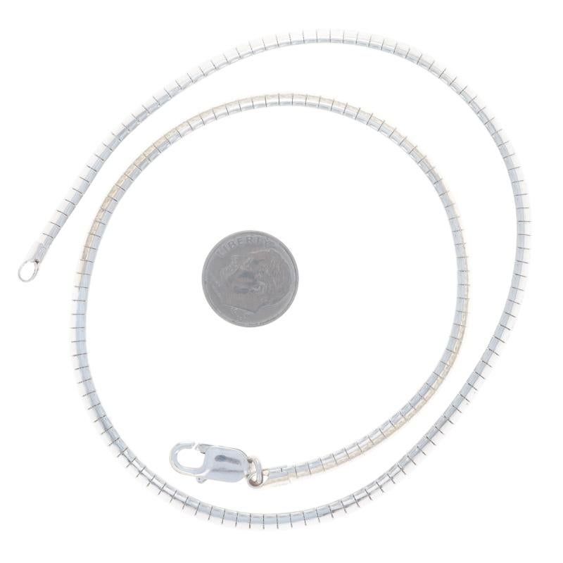 Donna Collana a catena Omega in argento 925 - 925 in vendita