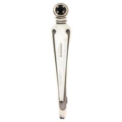 Bookmark en argent sterling et onyx