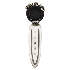 Sterling Silver & Onyx Panther Bookmark