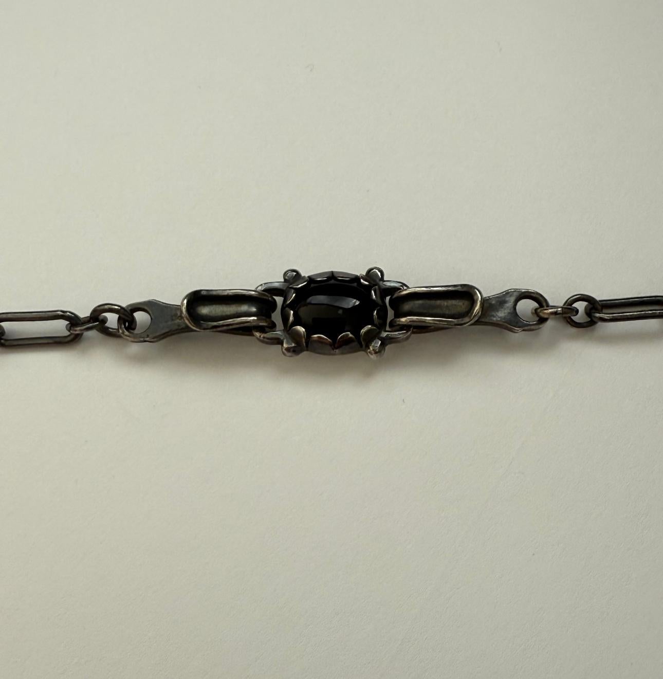 Ciondolo in argento sterling e onice REVERSIBILE, Aquila e Gufo Merrificati Heyoka in vendita 11