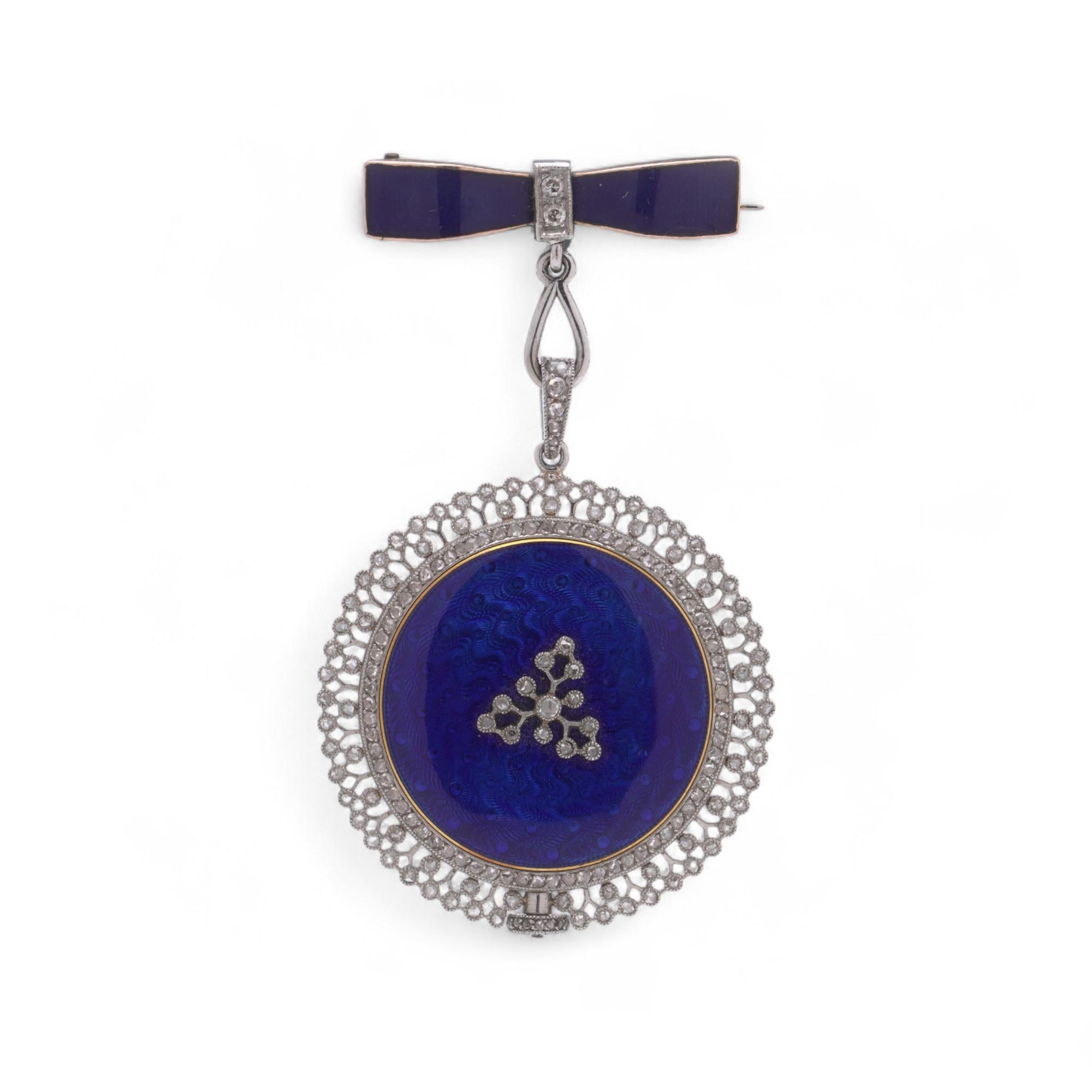 Orologio da tasca aperto in argento 925 di Dennison Watch Case Co. In condizioni buone in vendita a Braintree, GB