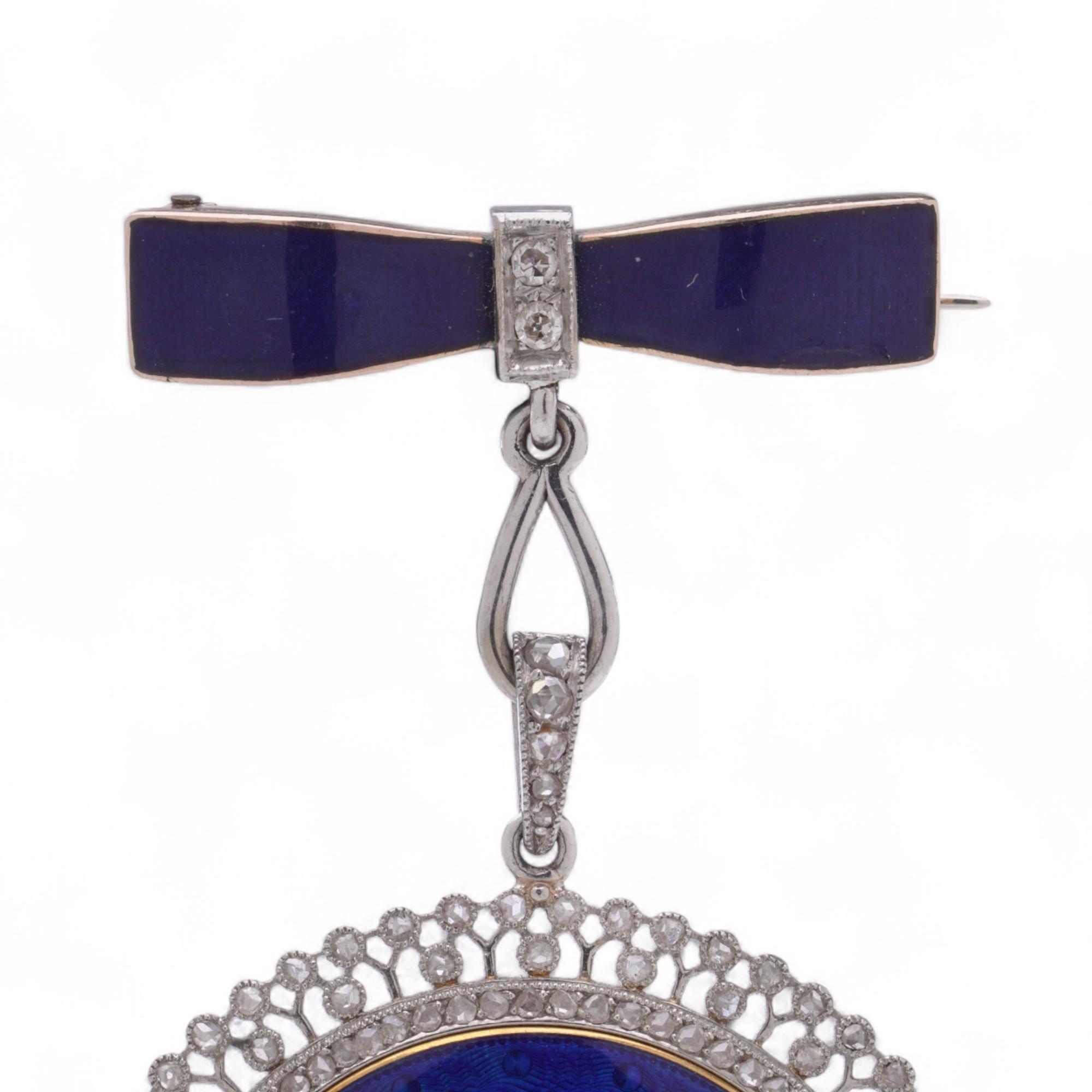 Orologio da tasca aperto in argento 925 di Dennison Watch Case Co. in vendita 1