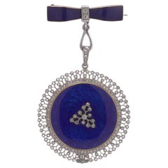 Orologio da tasca aperto in argento 925 di Dennison Watch Case Co.