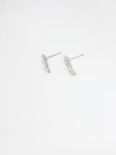 Sterling Silver Organic Stud Earrings, Origen Collection